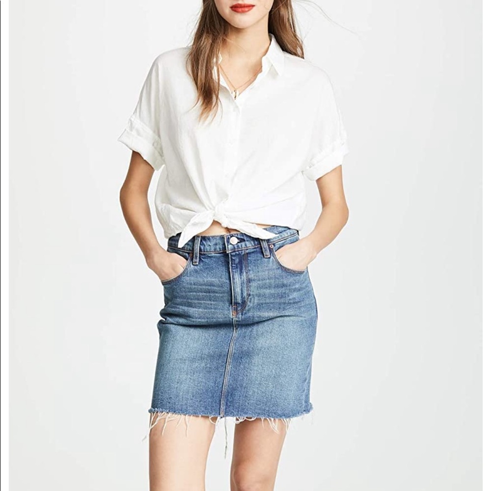 Nwot - Hudson High Waist Lulu Skirt 24